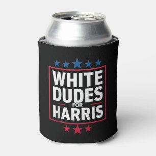 Enfriador De Latas Dudes Blancas Para Kamala Harris Por La Presidenci