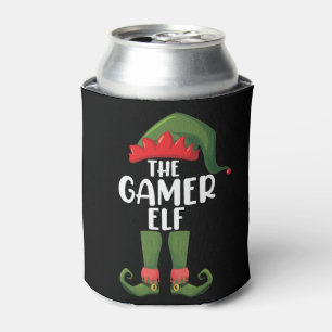 Enfriador De Latas Duende Gamer Familiar de Navidad Gamer
