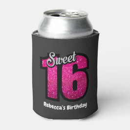 Enfriador De Latas Dulce 16 cumpleaños personalizado