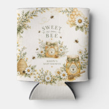 Dulce Como Puede Ser Fiesta de Bebé Abeja Neutral