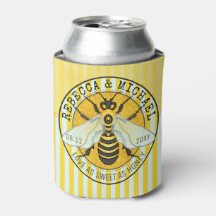 Enfriador De Latas Dulce del amor de la boda de la abeja de la abeja
