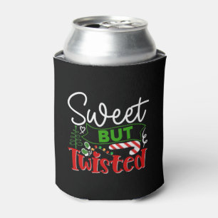 Enfriador De Latas Dulce Pero Divertido Caramelo De Navidad Torcido