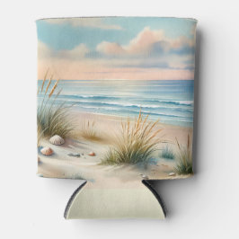 Enfriador De Latas Dunas Costeras Pastel Acuarela