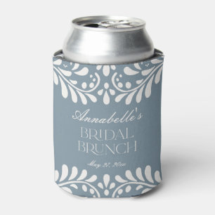 Enfriador De Latas Dusty Blue Talavera Fiesta Española Brunch