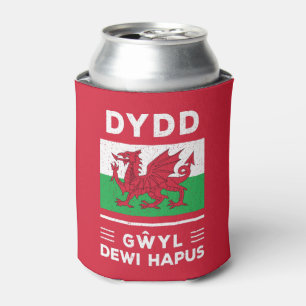 Enfriador De Latas Dydd Gæyl Dewi Hapus Feliz Día 3 de San Davids