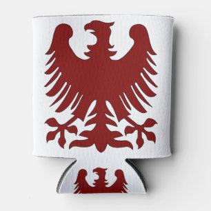 Enfriador De Latas Eagle Coat Arms Phoenix Maroon Nobleza Heraldic