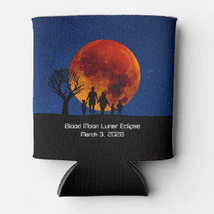 Enfriador De Latas Eclipse lunar de Luna de sangre 2026