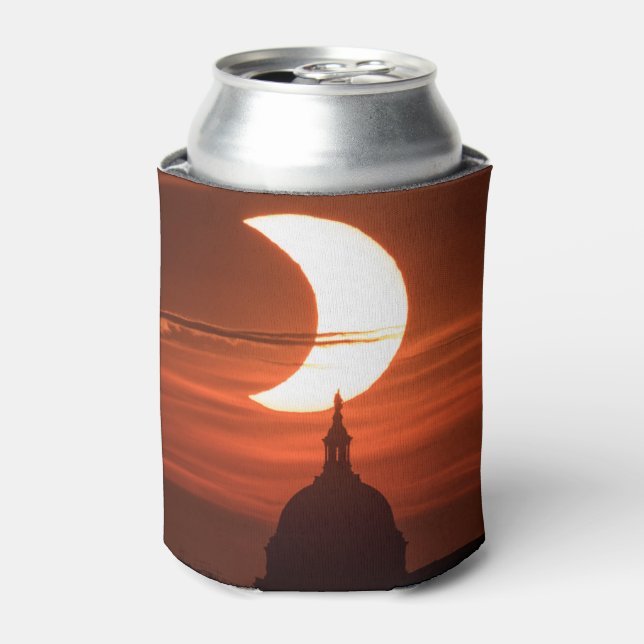 Enfriador De Latas Eclipse solar 2021 (Lata Anverso)