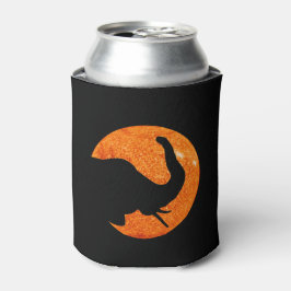 Enfriador De Latas Eclipse solar del perfil del elefante