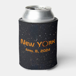 Enfriador De Latas Eclipse solar total de Nueva York 2024