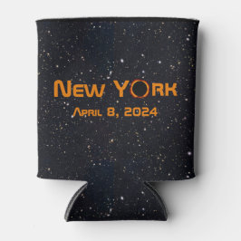 Enfriador De Latas Eclipse solar total de Nueva York 2024