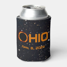 Enfriador De Latas Eclipse solar total de Ohio 2024