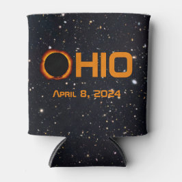 Enfriador De Latas Eclipse solar total de Ohio 2024