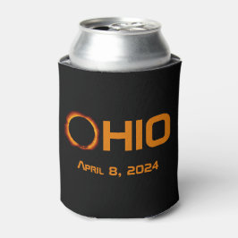 Enfriador De Latas Eclipse solar total de Ohio 2024