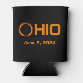 Enfriador De Latas Eclipse solar total de Ohio 2024