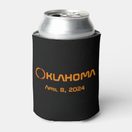 Enfriador De Latas Eclipse solar total de Oklahoma 2024