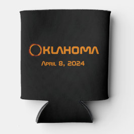 Enfriador De Latas Eclipse solar total de Oklahoma 2024