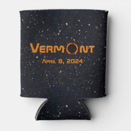 Enfriador De Latas Eclipse solar total de Vermont 2024