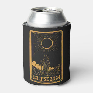 Enfriador De Latas Eclipse solar total USA 8 de abril de 2024 Celesti