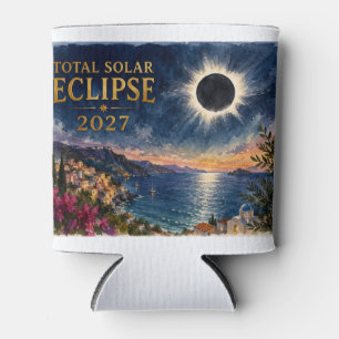 Enfriador De Latas Eclipse Total de Sol 2027 Mediterráneo