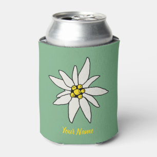 Enfriador De Latas Edelweiss Chalet Flower Retro Huts Vintage Alm