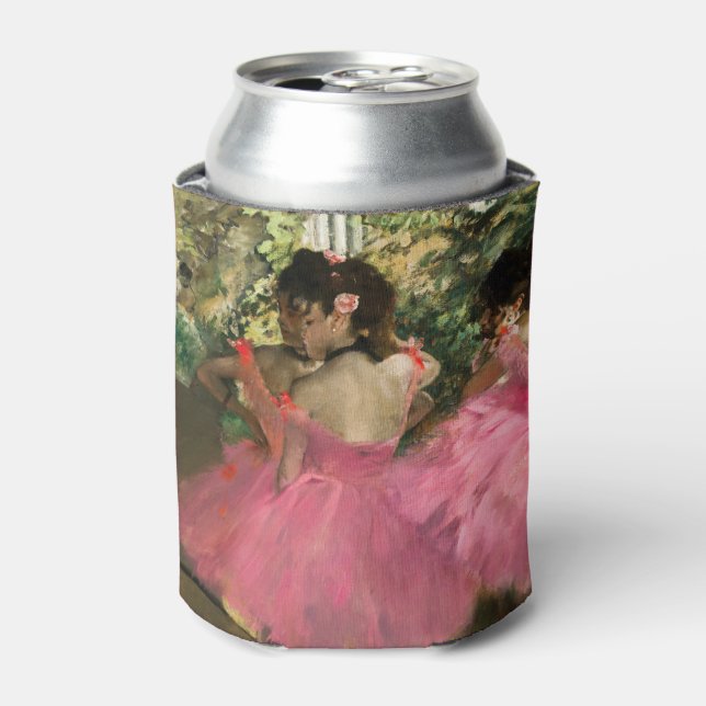 Enfriador De Latas Edgar Degas - Bailarinas de rosa (Lata Anverso)