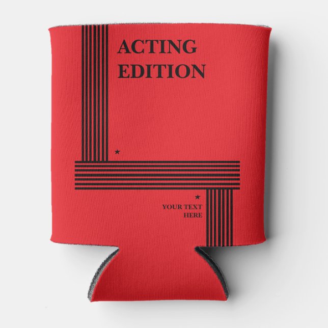 Enfriador De Latas Edición en acción Reproducir guión con estilo (Anverso)