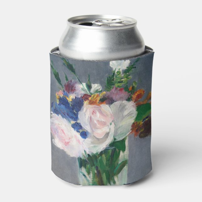 Enfriador De Latas Edouard Manet - Flores en una bolsa de cristal (Lata Anverso)