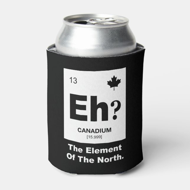 Enfriador De Latas ¿Eh? Elemento canadiense de Canadá (Lata Anverso)