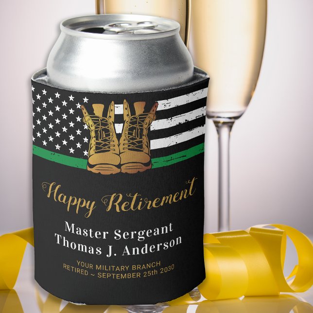 Enfriador De Latas Ejército de Jubilación Militar de Bandera de la Lí (Subido por el creador)