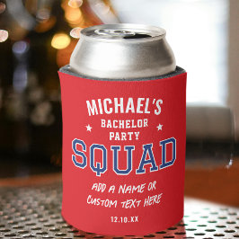 Enfriador De Latas Ejército Rojo Escuadrón de Bachelor Personalizado