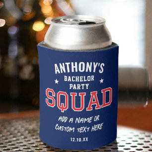 Enfriador De Latas Ejército Rojo Escuadrón de Bachelor Personalizado