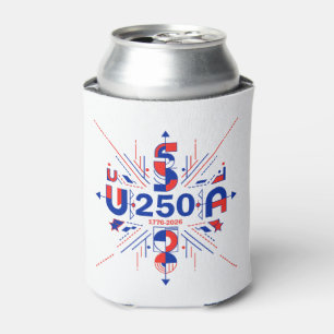 Enfriador De Latas El 250 aniversario de Estados Unidos