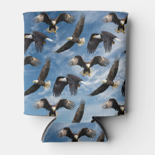 Enfriador De Latas El águila calva se eleva