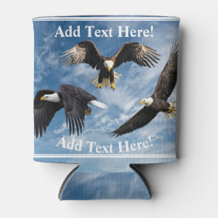 Enfriador De Latas El águila calva se eleva