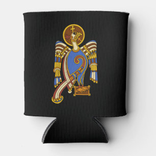 Enfriador De Latas El águila celta de San Juan es arte medieval irlan