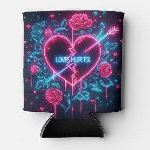 Enfriador De Latas El amor el día de San Valentín duele el corazón de