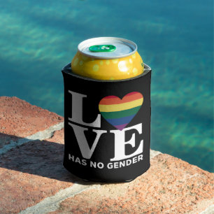 Enfriador De Latas El amor no tiene género LGBTQ mes de orgullo arcoi