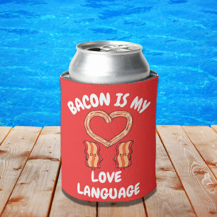 Enfriador De Latas El Bacon Es Mi Lenguaje De Amor