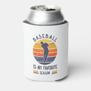 Enfriador De Latas El béisbol es mi temporada favorita