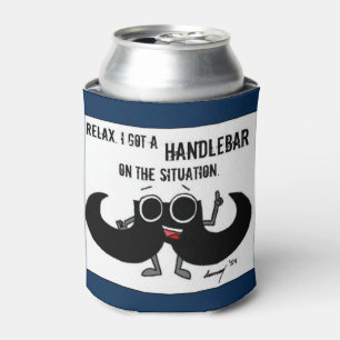 Enfriador De Latas El bigote "HANDLEBAR SOBRE LA SITUACIÓN" puede ser