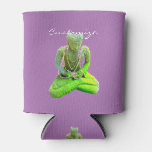 Enfriador De Latas El Buda Verde Mossy Medita Thunder_Cove