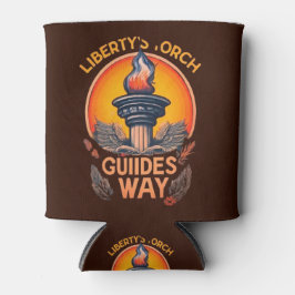 Enfriador De Latas El camino de las guías de la antorcha de la libert