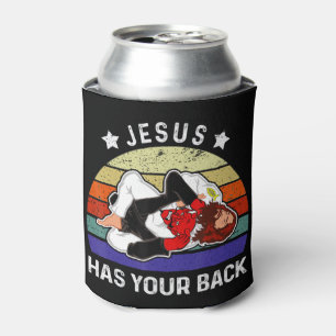 Enfriador De Latas El Camisas de Jiu Jitsu de Brasil Jesús Camisas de