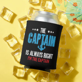 Enfriador De Latas El Capitán Siempre Tiene Razón Soy El Capitán