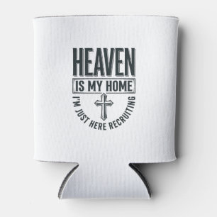 Enfriador De Latas El cielo es mi hogar Camiseta de reclutamiento cri