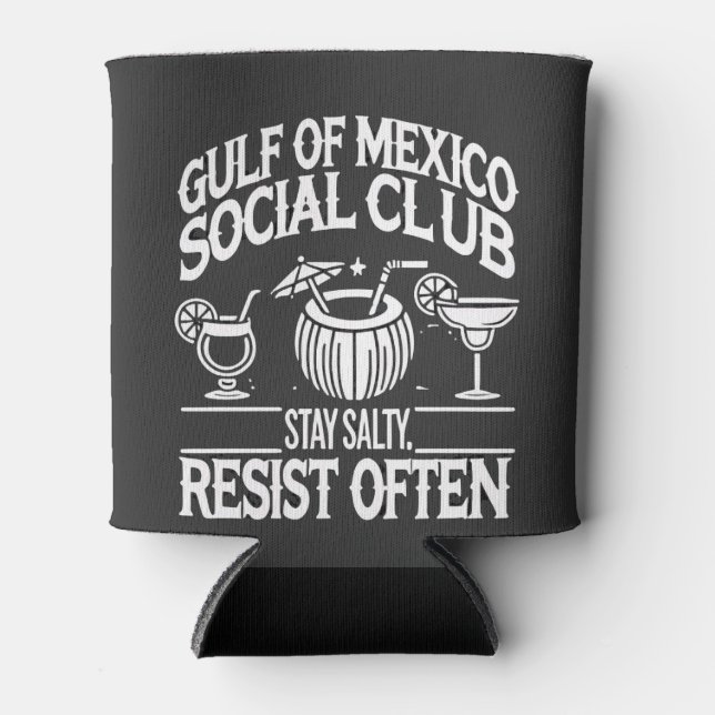 Enfriador De Latas El club social del Golfo de México permanece salad (Anverso)