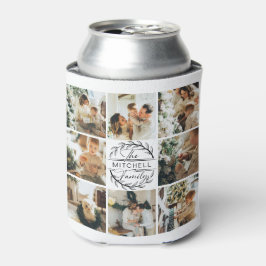 Enfriador De Latas El conservador moderno de Collage de fotos blanco