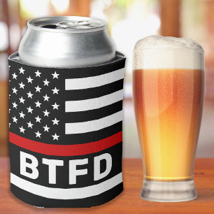 Enfriador De Latas El Departamento de Bomberos Personalizado La Línea