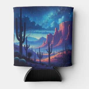 Enfriador De Latas El desierto de noche al suroeste